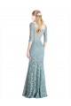 A-Line Sweetheart Lace Long Prom Dress Canada