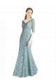 A-Line Sweetheart Lace Long Prom Dress Canada