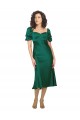 A-Line Sweetheart Silk like Satin Midi Length Hunter Prom Dress Canada