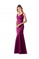 Sheath Bateau Neck Satin Long Merlot Black Tie Prom Dress Canada