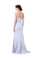 Mermaid Spaghetti Straps Stretch Crepe Long Light Sky Blue Prom Dress Canada