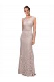 Mermaid Scoop Neck Lace Long Prom Dress Canada