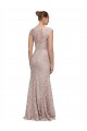 Mermaid Sweetheart Lace Long  Cap Sleeves Prom Dress Canada