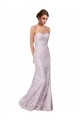 Mermaid Sweetheart Lace Long  Sleeveless Prom Dress Canada