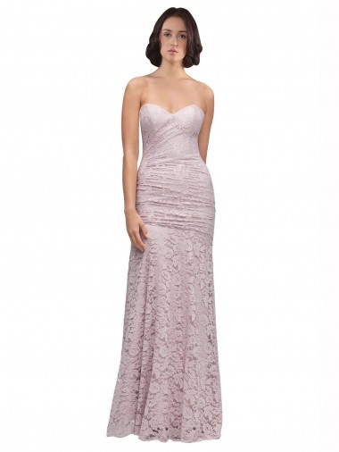 Mermaid Sweetheart Lace Long  Prom Dress Canada