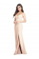 Trumpet Sweetheart Stretch Crepe Long Nude Prom Dress Canada