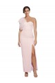 Sheath Sweetheart Stretch Crepe Long Pink Prom Dress Canada