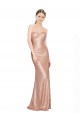 A-Line Sweetheart Sequin Long Rose Gold Prom Dress Canada