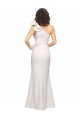 Sheath One Shoulder Stretch Crepe Long Ivory Prom Dress Canada