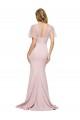 Sheath One Shoulder Stretch Crepe & Tulle Long Mauve Prom Dress Canada