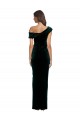 Sheath Sweetheart Stretch Velvet Long Dark Green High Low Prom Dress Canada