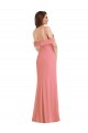 Trumpet One Shoulder Stretch Crepe Long Hot Pink Prom Dress Canada