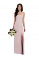 Trumpet Spaghetti Straps Stretch Crepe Long Prom Dress Canada