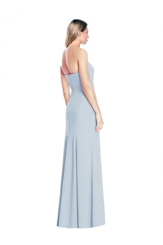 Trumpet Sweetheart Stretch Crepe Long Light Sky Blue Prom Dress Canada