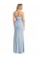 Trumpet Strapless Stretch Crepe Long Light Sky Blue Prom Dress Canada